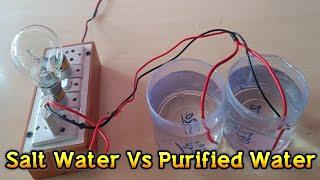 Electrical Conductivity Test With Salt Water @Maheshelectricks