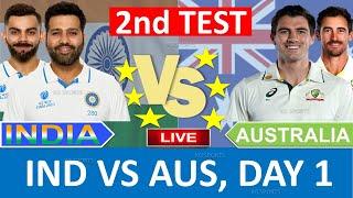 Live: India vs Australia 2nd Test 2024 | |IND vs AUS 2024 | #indvsaus #cricketlive