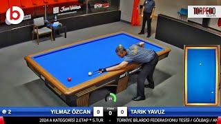 YILMAZ ÖZCAN vs TARIK YAVUZ | 3 Cushion Billiards Championship STAGE 2 -A- 2024 ANKARA