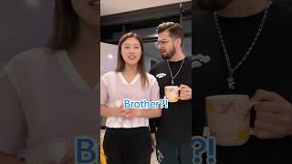 Calling my Boyfriend “Brother” #shorts #couple #prank