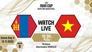 Mongolia v Vietnam | Full Basketball Game | FIBA Asia Cup 2025 Pre-Qualifiers