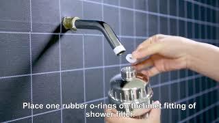 FEELSO Filtered Shower Head Installation