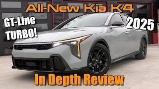 2025 Kia K4 GT-Line Turbo: Start Up, Test Drive & In Depth Review