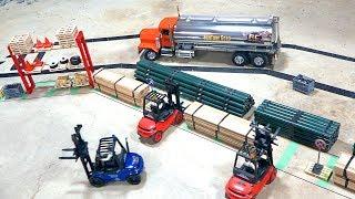 PENALTY on the NEW YARD! Everything is a RACE: LOADING WARS - FORKLiFT FiGHTS