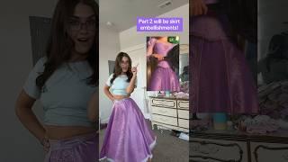 Making Rapunzel’s dress from Tangled! Pt. 1: the skirt base!