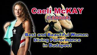 Highlight...! Caeli McKAY (Canada) || Best Beautiful Women Diving in Budapest