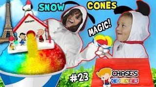 Chase's Corner: SNOOPY SNOW CONES w/ GRANDMA + The Peanuts Movie Games & Magic (#23) | DOH MUCH FUN