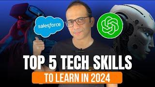 Top 5 Tech Skills To Learn in 2024 | saasguru