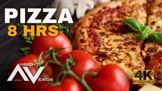 PIZZAThe Art of Making Pizza - 8 Hours 4K video of beautiful pizza making.