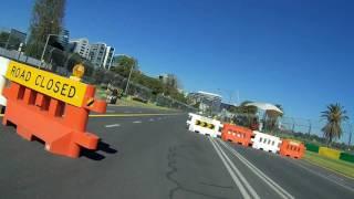 Ray@Melbn #4: Bike ride at Melbourne formula 1 circuit, 1 week before GP