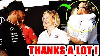 Toto Wolff's wife Susie THANKS Lewis Hamilton in HEARTWARMING STATEMENT