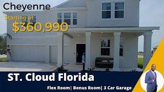 New Construction Home St Cloud Florida Lennar Cheyenne Model Tour