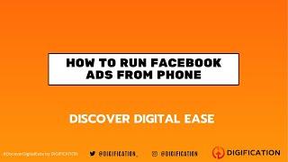 How to run Facebook Ads from Phone