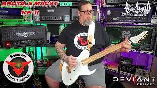 RedBeard Amplification Brutale Macht MK-II (DEMO) #redbeardamps #demo #guitar #deviantguitars