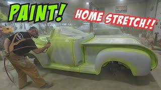 Almost There! Our GMC Roadster Pickup Is Finally Painted!