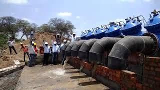 River linking Success Narmada to Shipra river Ujjain Triveni- India