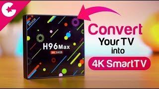 Convert Your Regular TV Into Smart TV With This Device - H96 Max Review!!