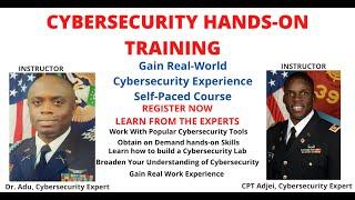 Cybersecurity Hands on Training