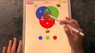  iPad ASMR - Mixing COLORS - Clicky Whispering