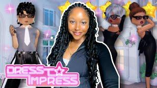 FIRST TIME PLAYING DRESS TO IMPRESS.. (Until I’m in first place) | Roblox