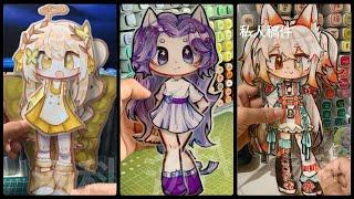 How to make  paper dolls Gacha moving - OC | DIY | Draw so easy Anime