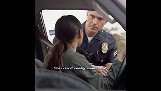 Lucy flirts with Bradford to get out of a ticket | #TheRookie #Chenford