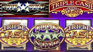 Old School Triple Cash and Five Star Classic 3 Reel Slots