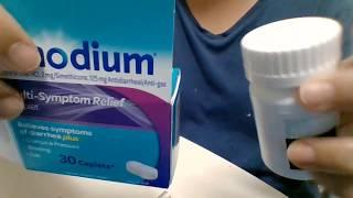 Imodium Multi-Symptom Relief Relieves Symptoms of Diarrhea Cramps Pressure Bloating Gas 30 Caplets