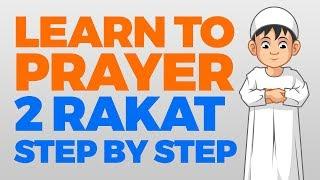 Muslim Prayer - How to perform 2 Raka'at (2 Units) of prayer | Learning with Zaky