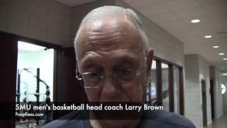 SMU men's basketball head coach Larry Brown