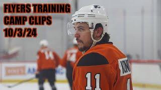 Philadelphia Flyers Training Camp Clips - 10/3/24