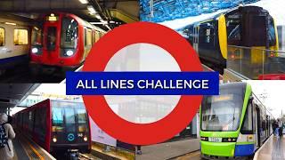 London All Lines Challenge 2024: Every Tube, National Rail and TfL Line!