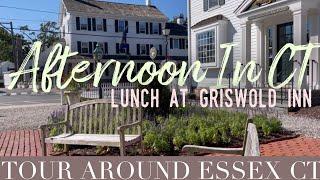 Essex CT walk through town and lunch at Griswold INN Fall 2021