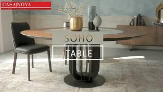 CASANOVA FURNITURE DUBAI | SOHO DINING TABLE | ITALIAN LUXURY FURNITURE SHOWROOM