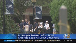 14 hospitalized after chlorine leak at Drew University