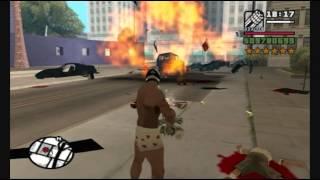 Grand Theft Auto San Andreas:Trolling with Cops and soldiers