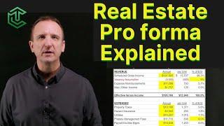 Real Estate Pro forma Explained + FREE Download | Part 1 of 2