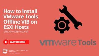 How to Install VMware Tools Offline VIB on ESXi Hosts #vmware #esxi