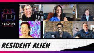 Resident Alien with Alan Tudyk, Sara Tomko, Alice Wetterlund, Corey Reynolds and Chris Sheridan.