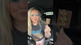 Trisha Paytas Enjoys Baskin Robbins Ice Cream with Stunning New Eye Shade!