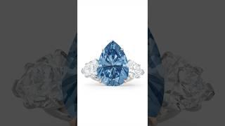 The Bleu Royal: the largest fancy vivid blue diamond achieved CHF39,505,00 | US$44,009,645 #diamond