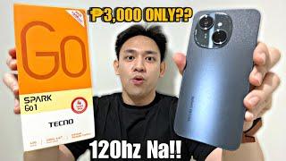 TECNO SPARK GO 1: BEST 3k PHONE NGAYON!!