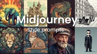 Midjourney Prompts | 23 Unique Styles