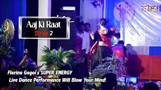 Aaj ki raat Remix Song | Florina Gogoi New Live Dance Performance | at Teej festival, Rajapara