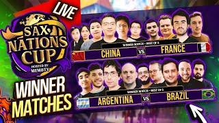 SAX NATIONS CUP MAIN EVENT China vs France | Argentina vs Brazil #ageofempires2 #aoe2 (26-10-24)