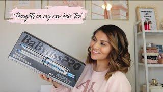 Styling my hair with the BaByliss PRO Nano Titanium PRIMA3000