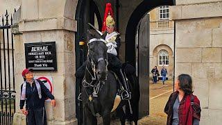 MONDAY MELTDOWN MADNESS AS TWIN TROOPERS DEAL WITH IDIOT TOURISTS at Horse Guards!