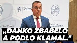 Erik Tomáš sa pustil do Danka: „Andrej Danko krivo klamal a ide vám brať z dôchodkov“