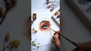 Realistic Eye Drawing ️️ | #shorts #eyes #drawing #art #viral #youtubeshorts