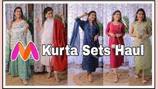 Myntra Kurta Sets Haul Under Budget | Super Style Tips